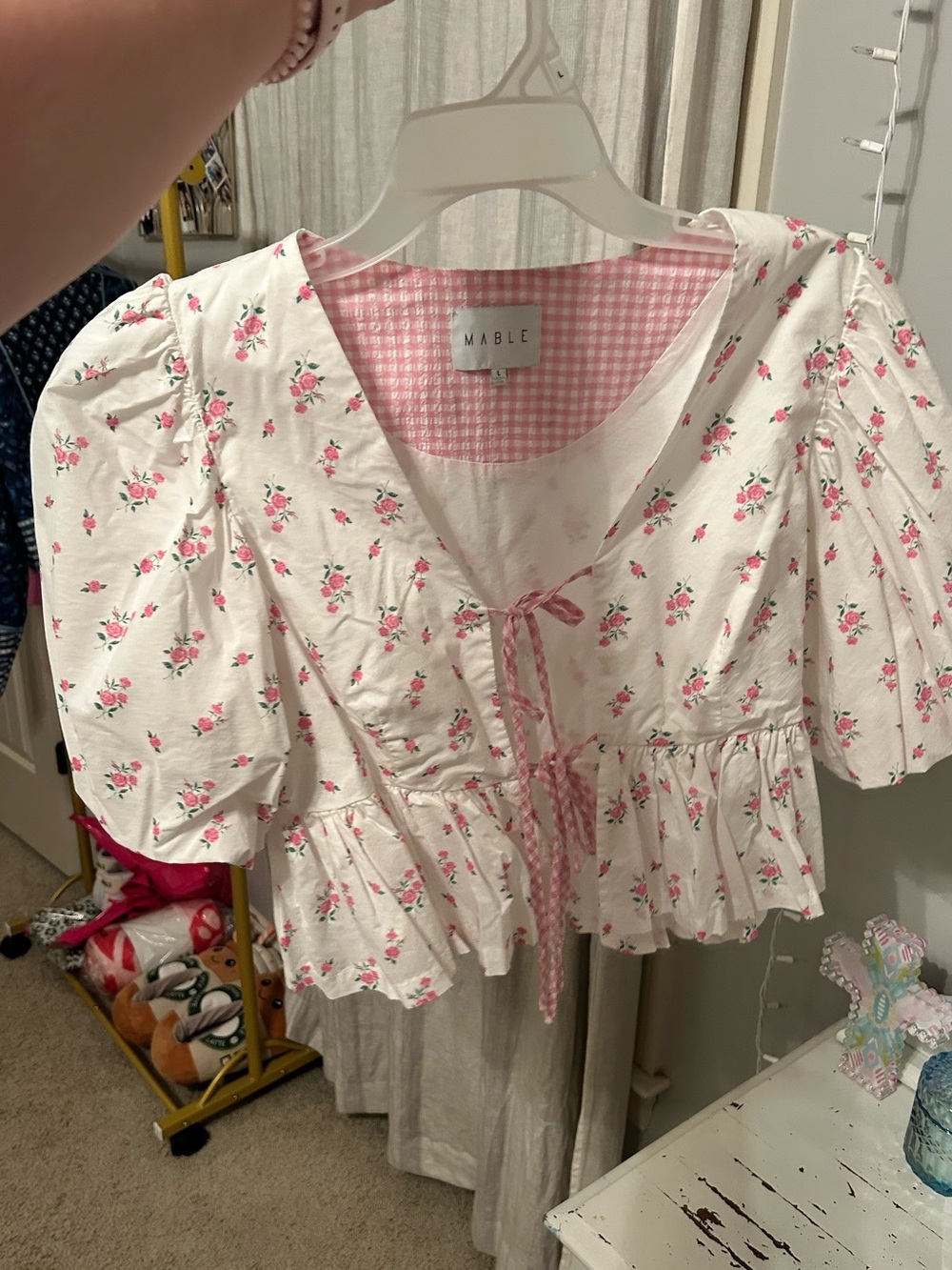 MABLE puff sleeve blouse